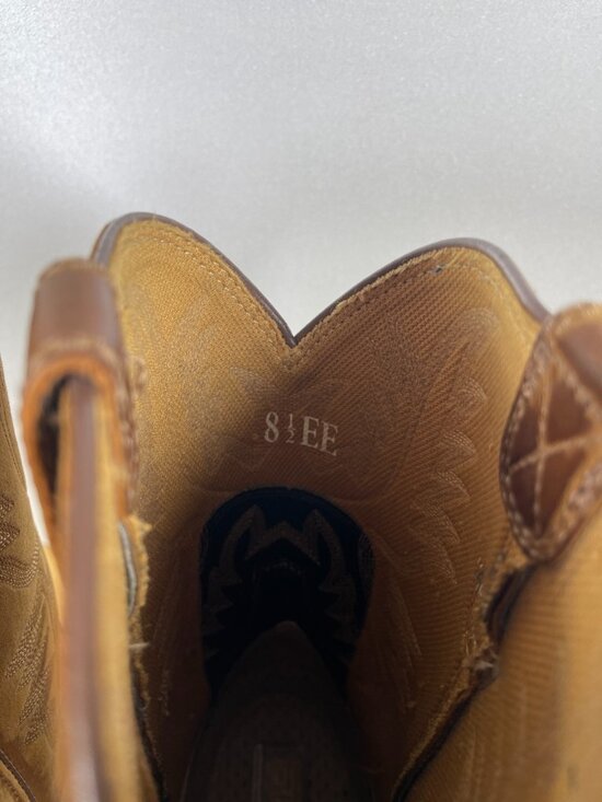 Ariat Workhog Steel Toe Cowboy Work Boots Men’s 8.5 EE Brown Pull On main image 5